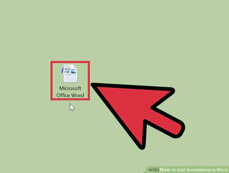 Image intitulée Ajouter des Annotations dans Word Étape 1